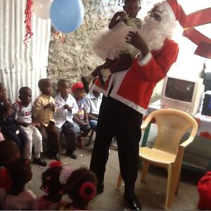 1st Event In 2014 Santa Visits Children At School