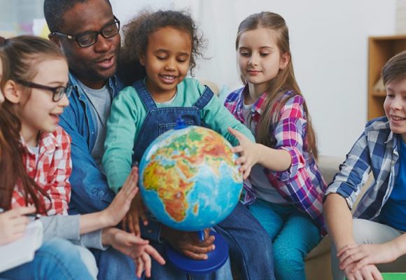 New School Globes for  Pupils